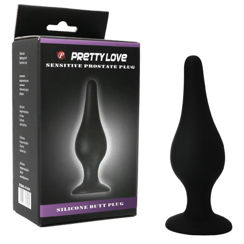 Pretty love  bottom - plug ergonomico silicona 14 cm
