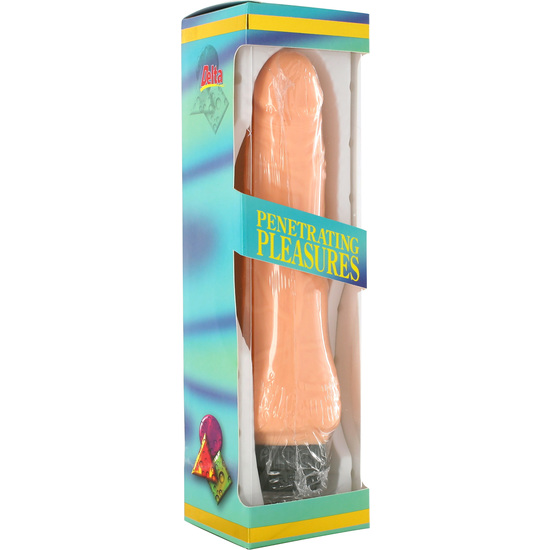 Vinyl Curved Vibrating Penis