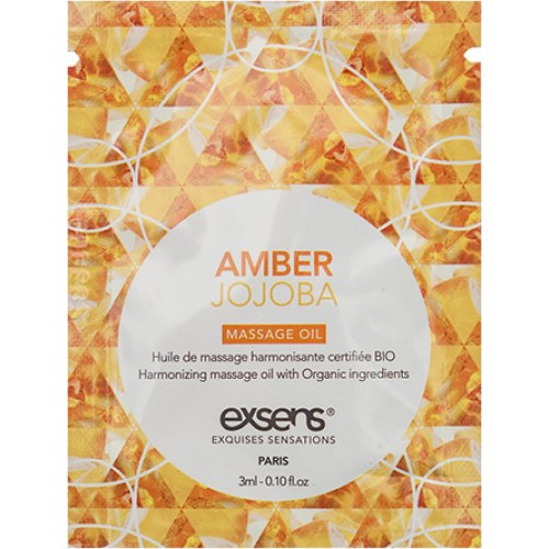 Massage Oil Exsens Amber Jojoba 3ml with Amber Stones