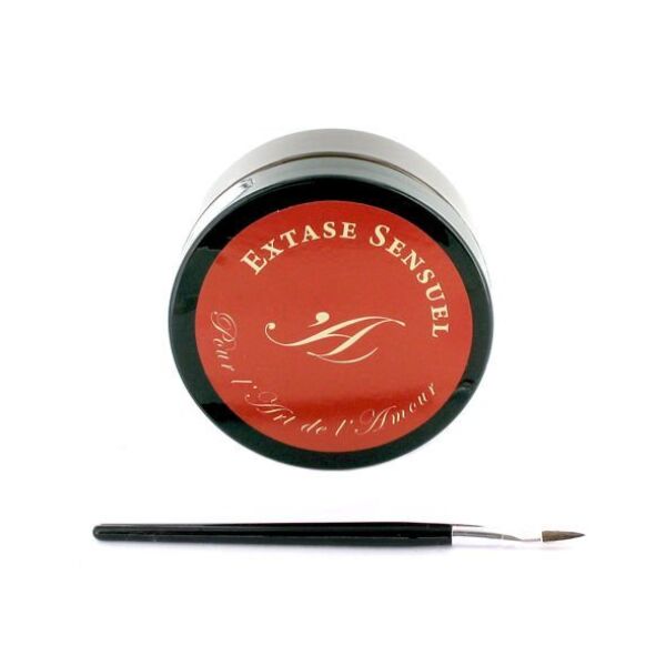 Extase Sensuel Chocolate 50 ml body paint with its brush