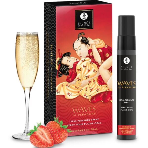Shunga Waves of Pleasure edible oral spray, 20 ml bottle