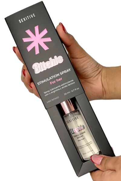 Spray bottle of the 20 ml Sexitive Bitchie Stimulation Spray