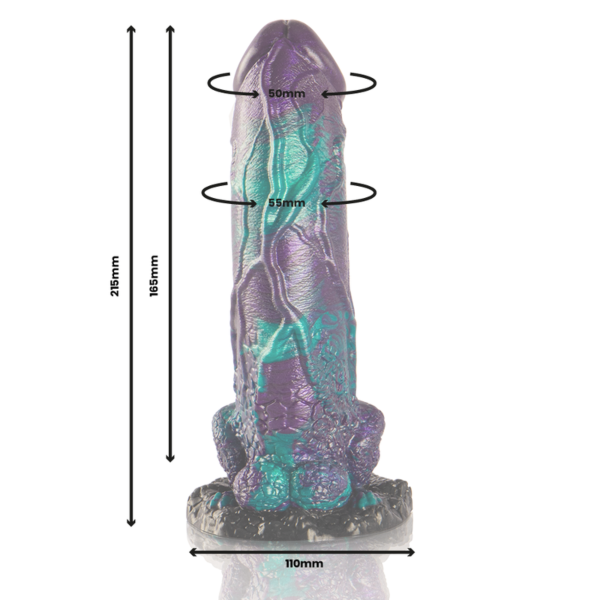 Epic Basilisk silicone dildo