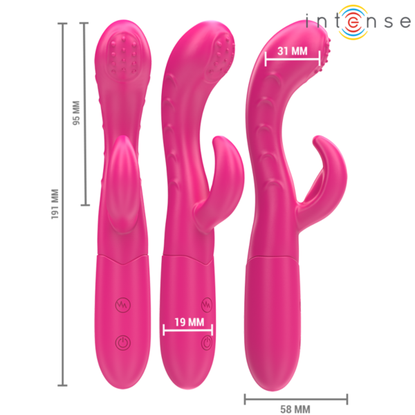 Pink Intense Amara vibrator with stimulating tongue