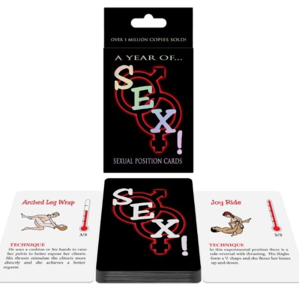 Kheper Games A Year of SEX! card game with Kama Sutra positions