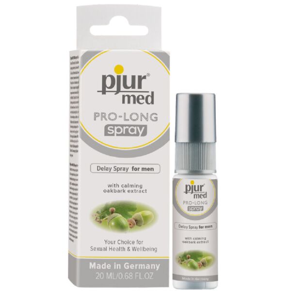 Bottle of pjur med PRO-LONG 20 ml delay spray