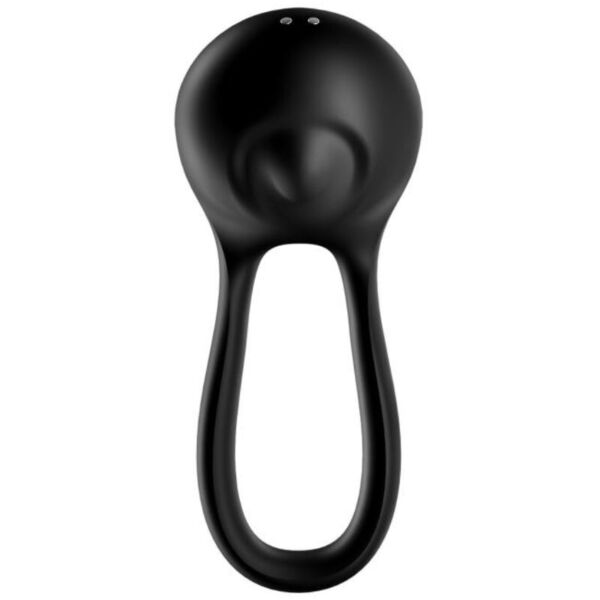 Satisfyer Majestic Duo vibrating cock ring in black