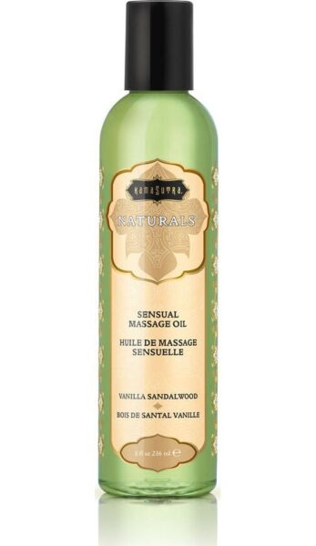 Bottle of Kama Sutra Naturals massage oil, 236 ml