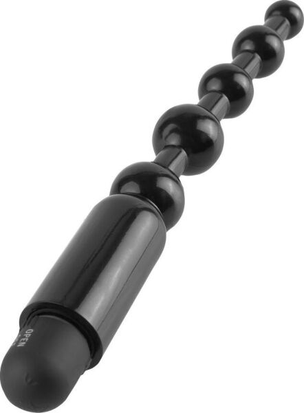 Pipedream Anal Fantasy Flexa-Pleaser Power Beads vibrating anal beads, with a flexible shaft and a base with a selector