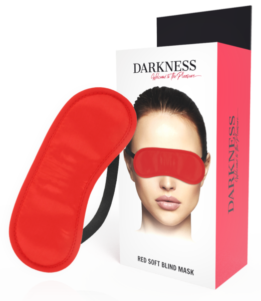 Darkness Bondage blindfold with its elastic strap