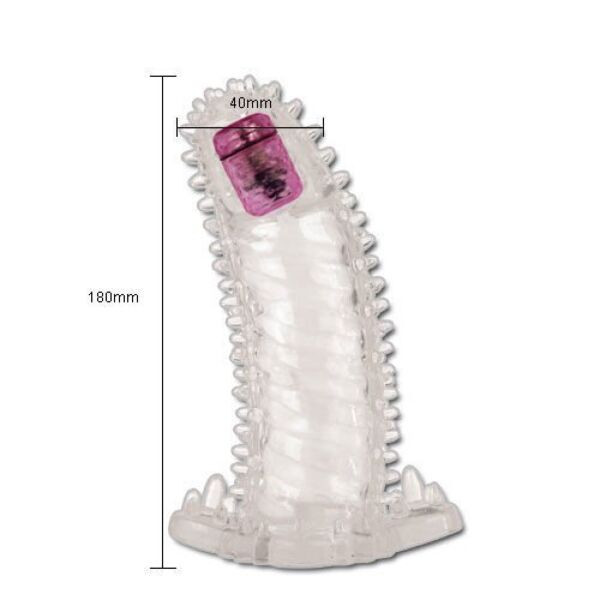 Baile Brave II penis sleeve with vibrating tip