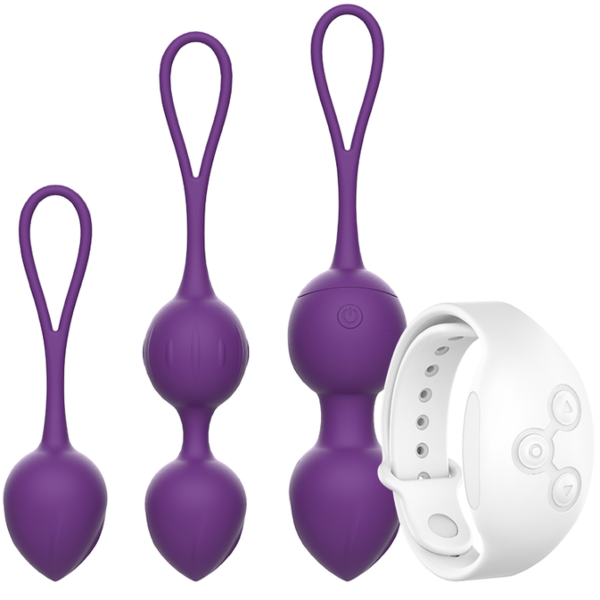 Rewolution Rewobeads vibrating Kegel balls with their remote control