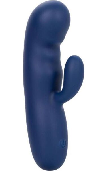 CalExotics Cashmere Silk Duo dual motor vibrator in blue
