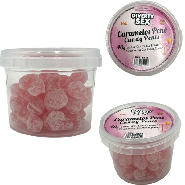 Bag of Diablo Picante penis-shaped sweets