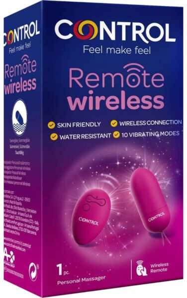 Control Remote Wireless vibrating egg with its wireless remote