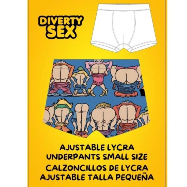 Diablo Picante boxer shorts with a butt print