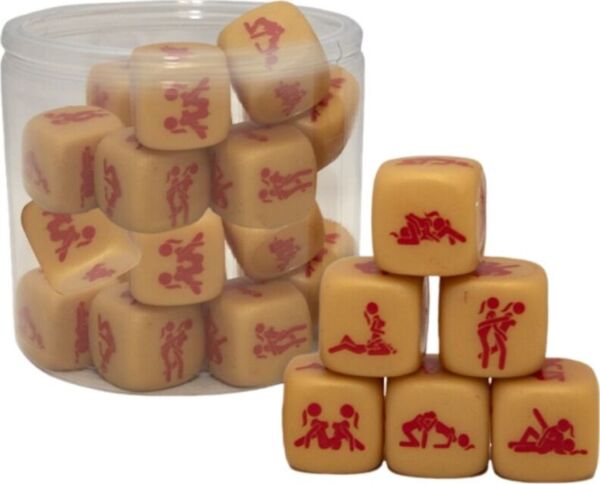 Diablo Picante Pride Dice of Love gold sex position dice