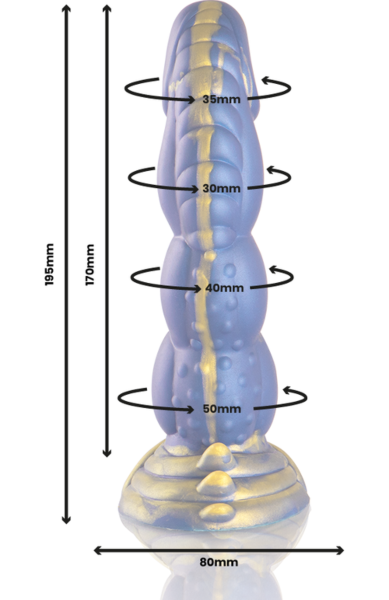 EPIC Poseidon dildo, shaped after the god of the sea