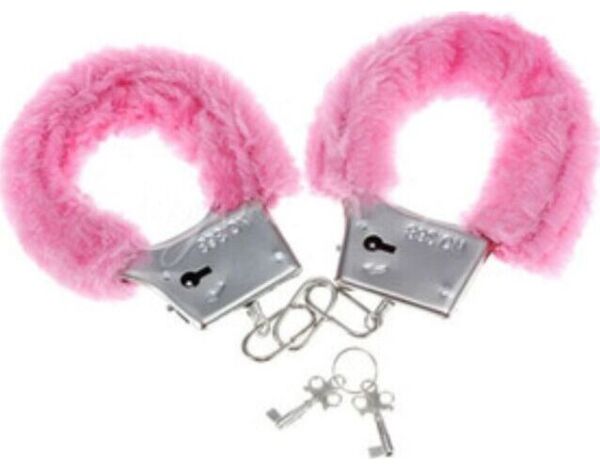 Diablo Picante plush handcuffs with their carabiner