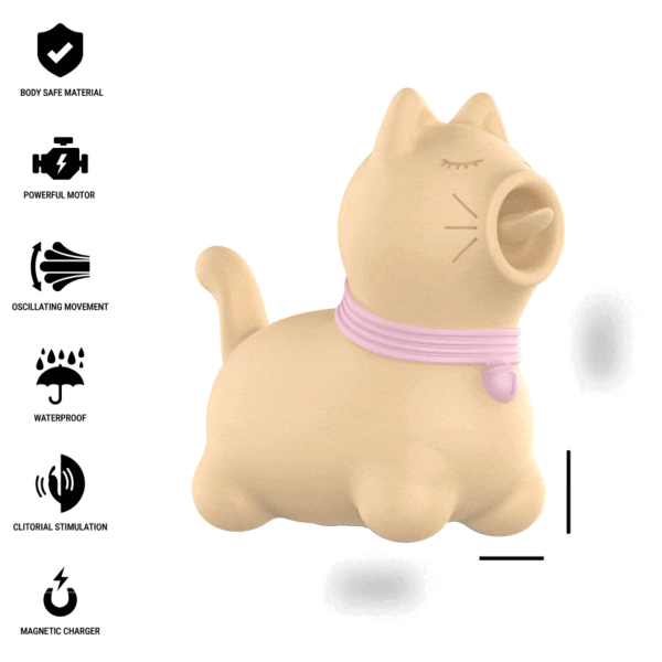 Intense Fun Toulouse clitoral stimulator in yellow