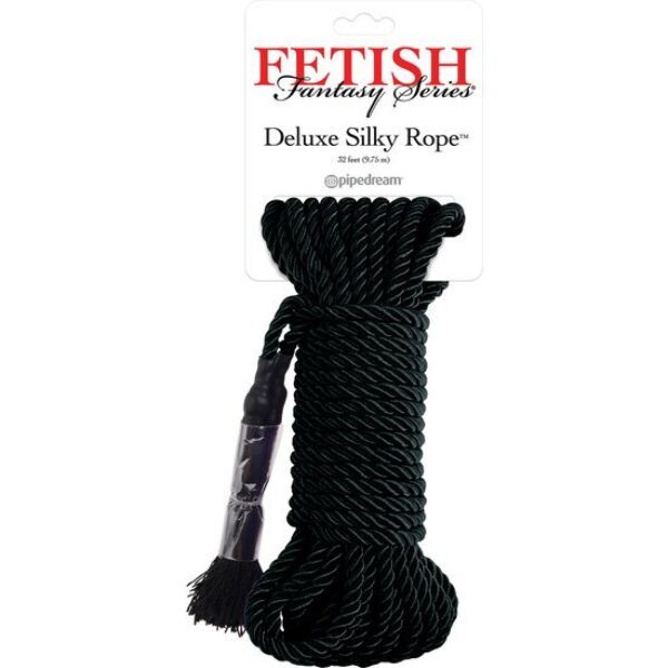 Black Pipedream Black Deluxe Silk bondage rope