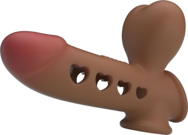 Pretty Love BI-026260Q penis sleeve with inflatable airbag and testicle strap