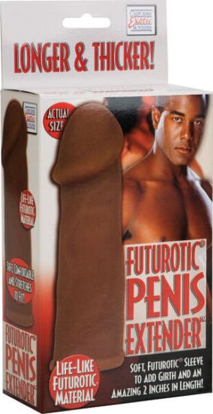 CalExotics Futurotic Penis Extender Brown penis sleeve