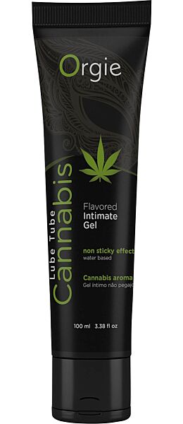Orgie Lube Tube Cannabis 100 ml lubricant tube
