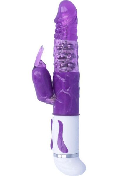 Intense Guppy rabbit vibrator with its clitoral stimulator