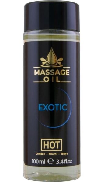 Bottle of HOT massage oil, 100 ml