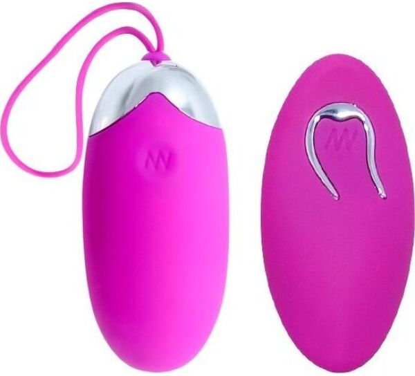 Pretty Love Berger vibrating egg, in silicone with metallic details