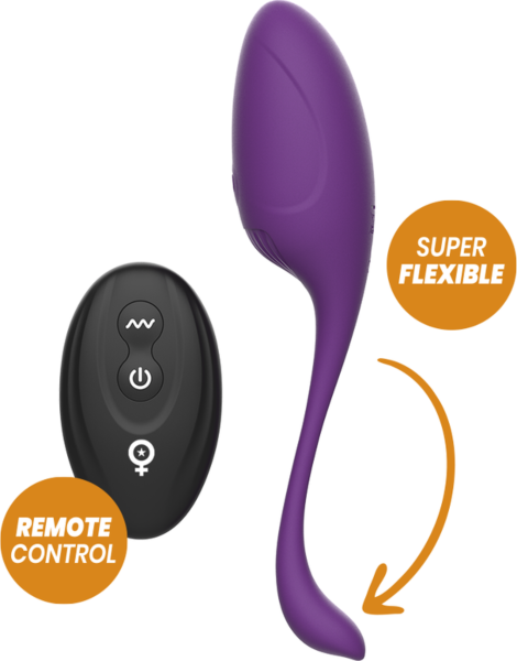 Rewolution Rewovo egg vibrator with its remote control
