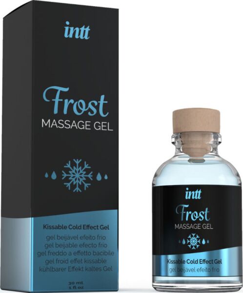 INTT Massage Gel Frost massage gel with mint taste and cooling effect, in its 30 ml pack