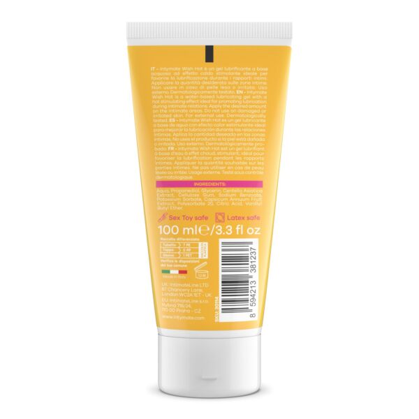 Intymate Wish Hot 100 ml warming water-based lubricant
