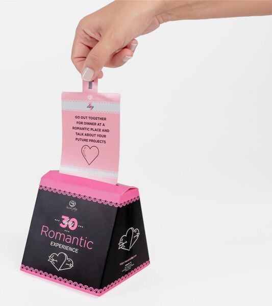 Secret Play 30 Days Romantic Experience couples card game with its dare cards