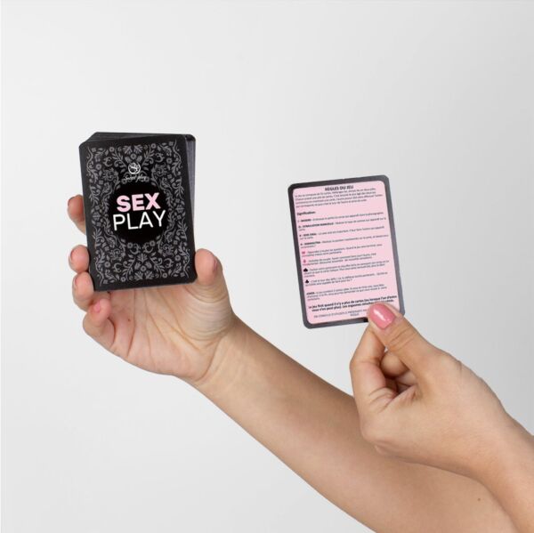 Secret Play Sex Play FR/PT erotic card game, with its box