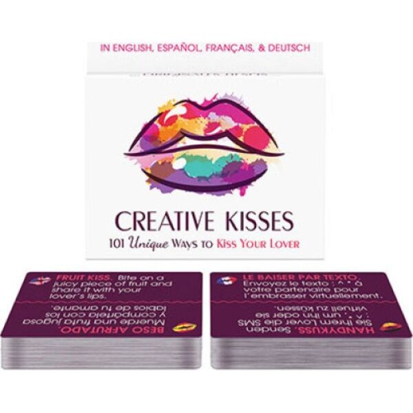 Kheper Games Creative Kisses card game with its kiss cards