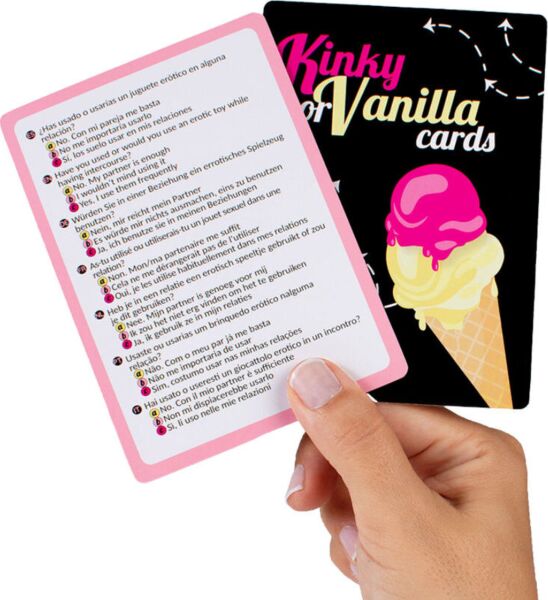 Secret Play Kinky or Vanilla erotic board game, with its box
