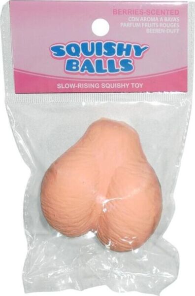 Kheper Games Squishy Balls, flesh-coloured prank testicles