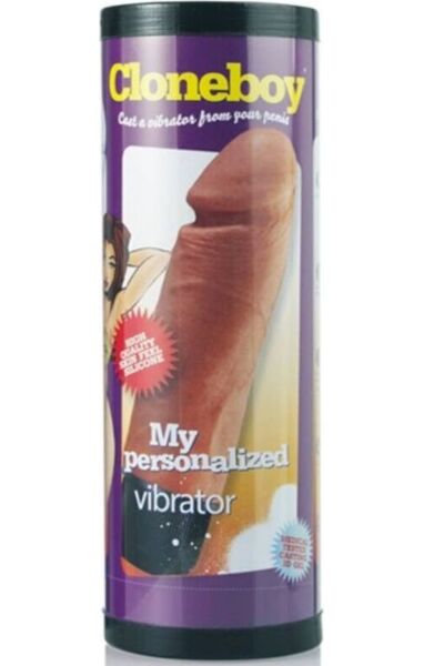 Cloneboy Vibrator penis casting kit, with lasso cock ring and stimulation sleeve