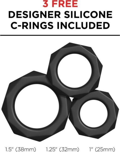 Pipedream PDX Elite Ass-Gasm kit with masturbator, cock ring with prostate massager and bullet vibrators