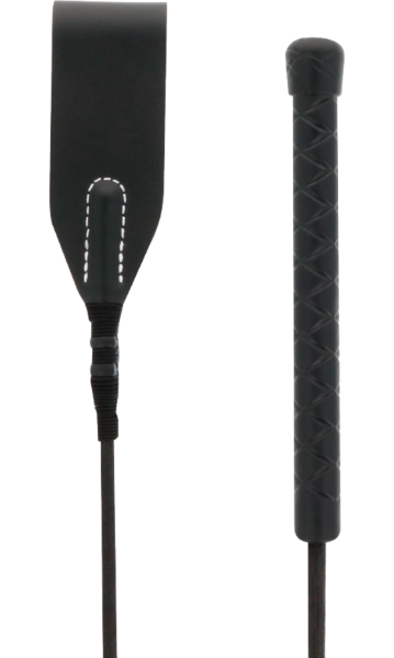 Darkness riding crop with tip, 45 cm long