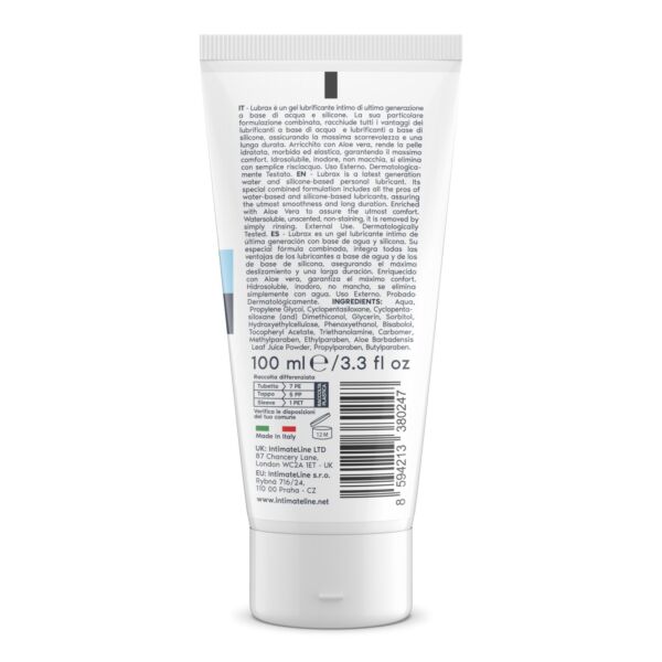 IntimateLine Lubrax 100 ml hybrid anal lubricant
