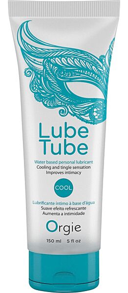 150 ml tube of Orgie Lube Tube Cool water-based lubricant
