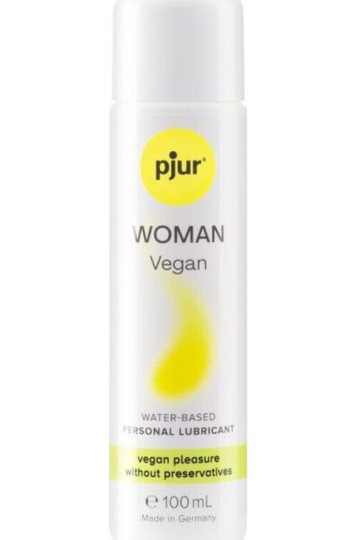 Pjur Woman Vegan water-based lubricant in its bottle