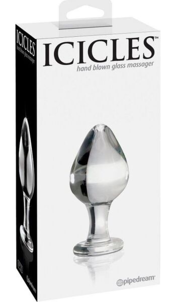 Pipedream Icicles N. 25 blown glass butt plug