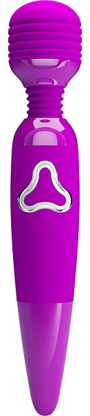 Lilac Party Up Bruce wand massager shaped like a microphone
