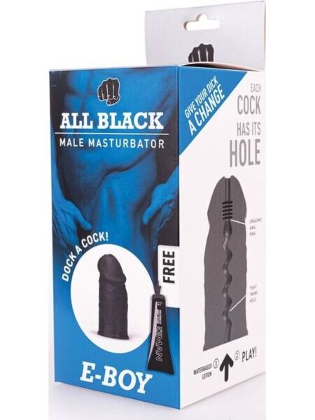 All Black E-Boy ABM02 masturbator