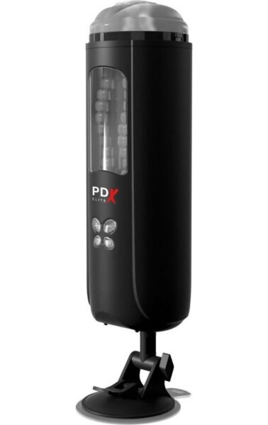 Pipedream PDX Elite Ultimate Milker masturbator, with its casing and clear window