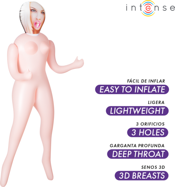 Full-body Intense Dolls Irina inflatable doll with 3D breasts
